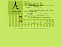 Tablet Screenshot of lemongrassthai.net