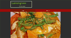 Desktop Screenshot of lemongrassthai.ca
