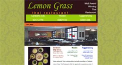 Desktop Screenshot of lemongrassthai.com.au